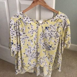 H&M European yellow top